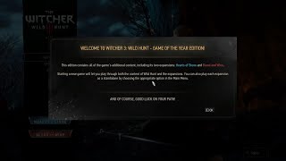 The Witcher 3 : Wild Hunt - Prologue