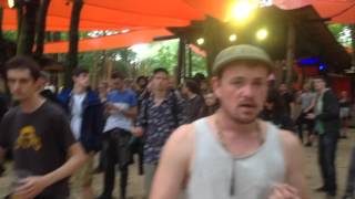 Tangled Roots @ Boomtown Fair 2015 ft. Ras Kwame drinking a beer