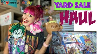 Shopping at Yard Sales to Resell on eBay Poshmark & Mercari! Vintage Items!