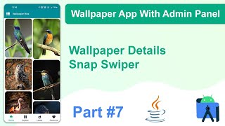 How To Create Android Wallpaper App With Admin Panel | Wallpaper App | Wallpaper Details | Part - 7