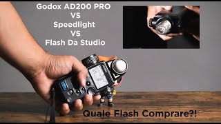 QUALE FLASH COMPRARE? Godox AD 200PRO VS godox 685 VS 500watt Considerazioni