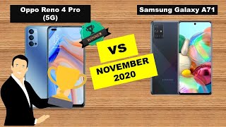 Reno 4 Pro vs Samsung Galaxy A71 - Simplest and Best Comparison - November 2020 - Human version 1994