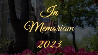 Memorial Day 2023 - In Memoriam