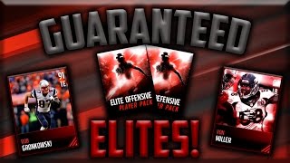 Guaranteed ELITES! Elite Pack Opening Madden Mobile 17