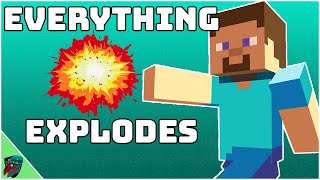 Minecraft but Everything is a TIME BOMB that Explodes!