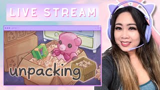 🔴 LIVE! - Unpacking: LET ME GET MY LIFE TOGETHER VIRTUALLY AT LEAST! 😭😹