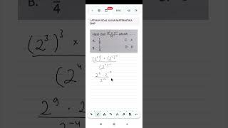 Latihan Soal Ujian Sekolah Matematika Kelas SMP #maths #lesonline #lesmatematika