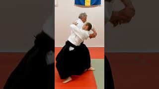 Aikido technique SHIHONAGE, the OMOTE and URA forms, by Stefan Stenudd