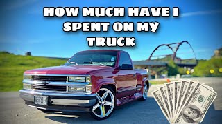 HOW MUCH I’VE SPENT ON MY TRUCK?!#HowMuchHaveISpentOnMyTruck #OBSChevy #Droppedtrucks