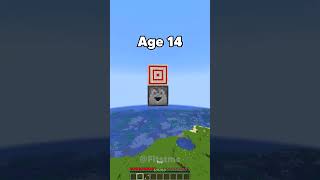 Clutches At Different Ages😳 #minecraft #minecraftmemes #minecraftmanhunt