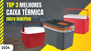 TOP 3 Melhores CAIXAS TÉRMICAS | Qual a melhor CAIXA TÉRMICA para comprar em 2024!