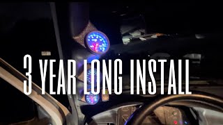 OBS ford Pillar gauges install