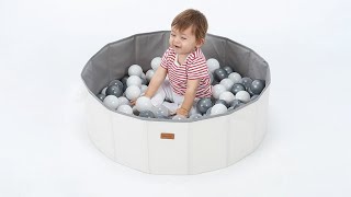 Wellgro Foldable Pool with 150 Ball White