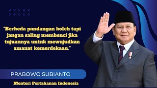 Prabowo Subianto Menginspirasi Dengan Kata Bijak: Bukan hanya Menteri, Tapi Juga Motivator Hebat!