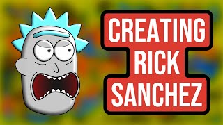 Creating Rick Sanchez In Affinity Designer 2 (For Mac)