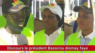 Journée SET SETAL Discours le président Bassirou diomay Faye