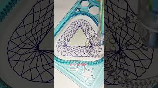 How many rotations did the pen make in total? ?? #Spirograph #satisfying #shorts