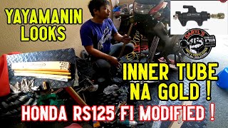 PALIT INNER TUBE NA GOLD PARA SA HONDA RS125 FI | JSPEED SONIC SWAK KAYA ? | RCB BRAKEMASTER PUMP