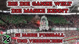 15 Jahre Hannover West Choreo vs. Hamburger SV 23.8.24 #2bundesliga #hannover96 #choreotime