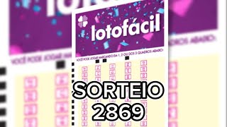 Resultado Lotofácil 2869 - 21/07/2023