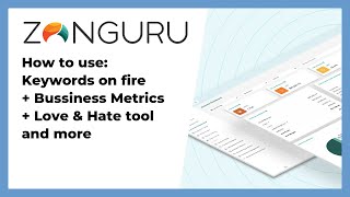 🚀 ZONGURU demo + 💰 50% DISCOUNT: Keywords on fire + Bussiness Metrics dashboard and more