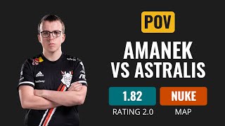 [POV] G2 AmaNEk VS Astralis [Nuke] | CS GO DEMO