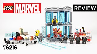 레고 마블 76216 아이언맨 연구소2(LEGO Marvel Iron Man Armoury) - 리뷰_Review_레고매니아_LEGO Mania