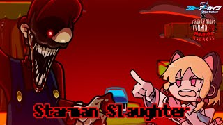 FNF Momoi vs. Mario | Starman Slaughter Cover | Blue Archive x Mario's Madness | Friday Night Funkin