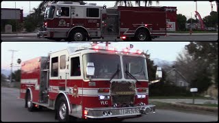 Cal Fire Highland 541 & Yucaipa 553 Rarely Using Manual Whelen When Responding