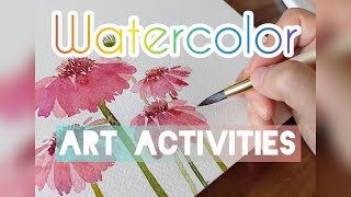 Watercolor art activities