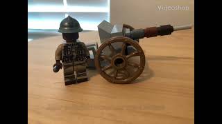 how to make a lego ww1 cannon!