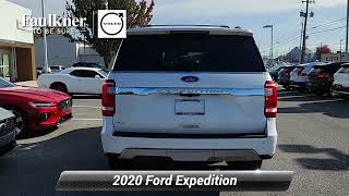 Used 2020 Ford Expedition XLT, East Petersburg, PA LEA27493