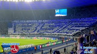 Hertha BSC Choreo vs. 1.FC Nürnberg 30.4.24 #choreotime #2bundesliga #choreo