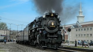 1080p HD: NKP 765 East, the Nickel Plate Limited - Hammond IN.