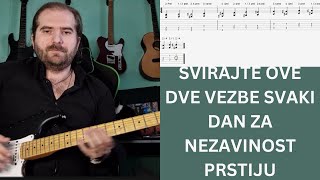 Svirajte Ove Dve Super Vezbe Na Gitari Svaki Dan Razvijete Nezavisnost Prstiju