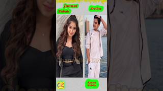 Jannat Zubair Family || Father Mother, Brother, Boyfriend #shorts #jannatzubair #family