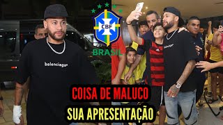 OLHA COMO FOI A REAPRESENTAÇÃO  DE NEYMAR A SELEÇÃO BRASILEIRA HOJE EM BELÉM 😯🔥