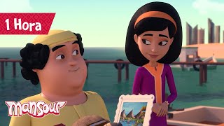 ¡Debes ver esto! P4 🪄 | 1 hora de dibujos animados para niños 🕐 | Las aventuras de Mansour ✨