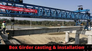 Box Girder Casting, curing and installation of karnaphuli Tunnel