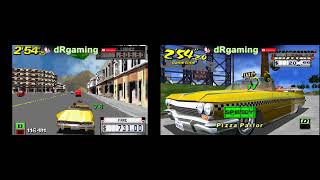 Crazy Taxi GBA vs PSP Comparison