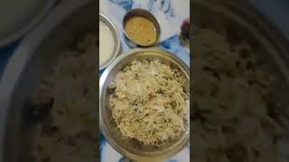 Monday special veg biryani #shortsvideo #silu&slipa...😝😝😝