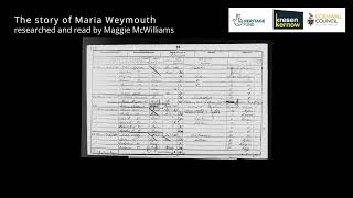 Maria Weymouth - the story