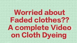 A complete video on Cloth Dyeing. #kadampakkarang#Clothdye#expectedresult#differentshades#fadedcloth