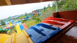 Kamikaze Racer Water Slide At Melaka Wonderland Theme Park