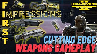 Cutting Edge Weapons Impressions and Analysis (Helldivers 2)