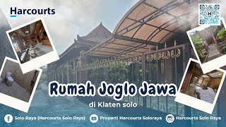 REVIEW JUAL RUMAH Joglo Jawa di Klaten Solo