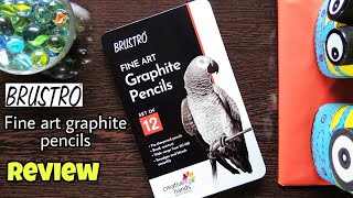 Brustro fine art graphite pencils review 🧐|best pencils for drawing