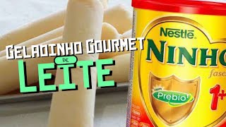 RECEITA DE GELADINHO GOURMET DE LEITE NINHO.