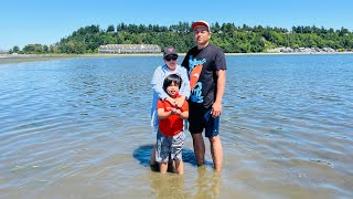 Picnic at Tsawwassen Causeway beach #funday #viral #qualitytime #family #summer @jashow1766