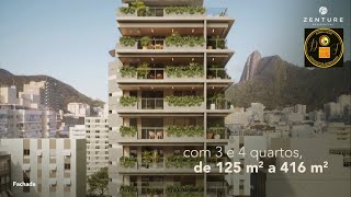 Zenture Residencial - Apartamentos e coberturas duplex com 3 e 4 quartos, de 125 m² a 416 m².